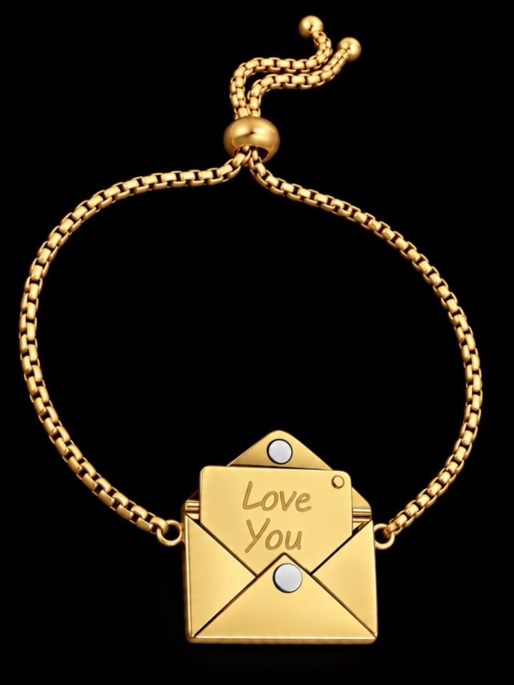 “Love Letter Locket” Envelope Pouch Note Valentine’s Day Anniversary Bracelet